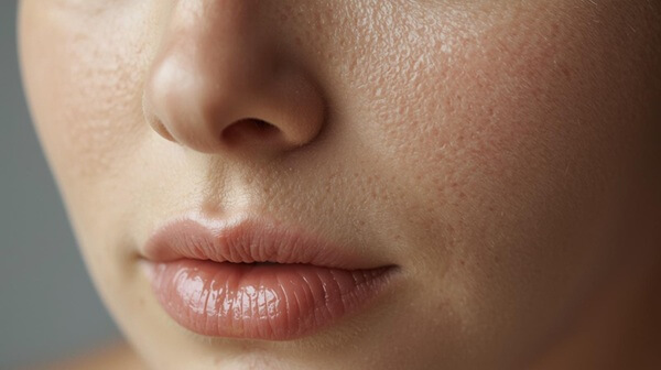 Große Poren können ein ästhetisches Problem sein