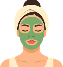 Heilerde gegen große Poren